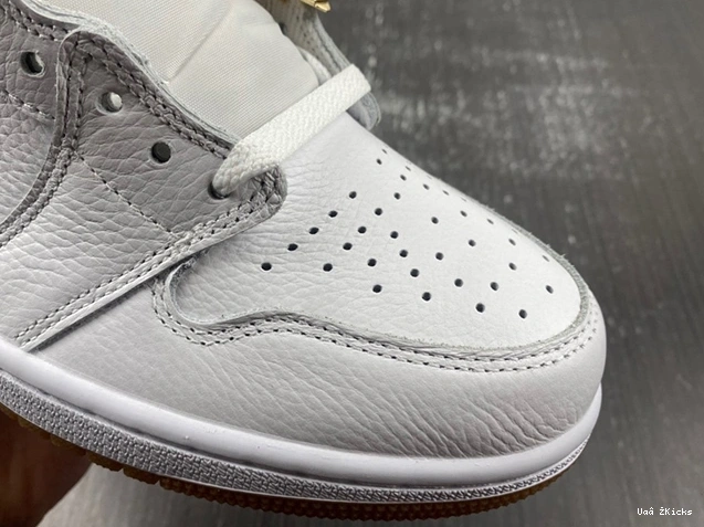 1 Jordan FD2596-107 High Retro Metallic Cozy  58 (Women's) Gold OG 1020